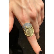 Spossy Silver Jewelry Akışkan Yüzük