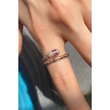 Spossy Silver Jewelry Yılan Yüzük