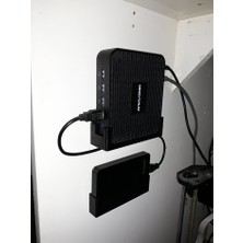 Akaslan Plastik Mini Pc Için Duvar Montajı