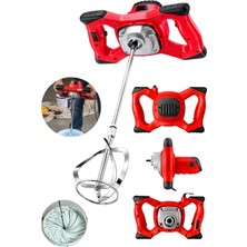 Moonshop Bakir Sargi 6 Kademe Devirli Ayarlı Tg 6600X  Elektirikli Alçı Boya ve Harç Karıştırıcı Mikser