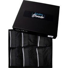 Merish Erkek 6'lı Boxer 1. Sınıf Kumaş Premium Paket Özel Dizayn. Düz Likralı Boxer Şort Çeyizlik Hediyelik Kutulu Ürün