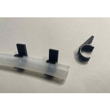 Akaslan Plastik Silikon Hortum Duvara Montaj Braketi