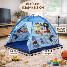Nunu Korsan Oyun Çadırı 112X94X112CM Portatif +3 Yaş – Kolay Kurulum Çocuk Oyun Evi