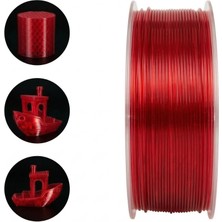 Rhinolab Petg Semiflex Filament - Transparent Red