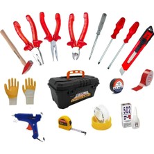 Moonshop 16 Parça Full Takım Çantası Dolu Alet Hırdavat Takım Çantası Avadanlık Full