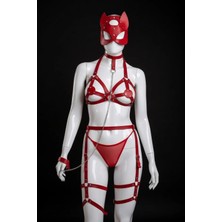Luna Vanessa Yılbaşına Özel Body Deri Gecelik -2065-YLBS-GE-K-L