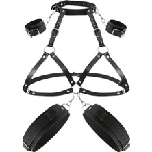 Luna Vanessa Yılbaşına Özel Esaret Deri Gecelik -8033-YLBS-GE-S