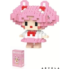 Arvela Chibusa Bricks Karakter Figürü – Mini Blok Oyuncak