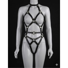 Luna Vanessa Yılbaşına Özel Body Deri Gecelik -2003-YLBS-GE-S-XS