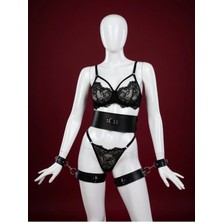 Luna Vanessa Body Deri Gecelik -2088-AYS-GE-2XL