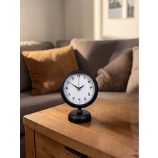 LTG Nova Siyah Arap Rakamlı 25 x 20 cm Metal Masa Saati