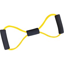 Avessa Sarı Direnç Lastiği Orta Direnç Fonksiyon Tipi ile Egzersiz İçin Kullanım