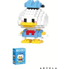 Arvela Donald Duck Mini Bricks Karakter Figürü – Mini Blok Oyuncak