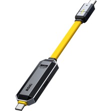 Aohi The Future Magflash 256GB USB-C Mikro SSD Flash Bellek ve Şarj Kablosu, 1000MB/s Veri Aktarım - 240W PD 3.1 Hızlı Şarj