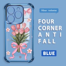 Ucuc Tecno Spark 20/20C Uyumlu Şeffaf Dört Köşe Kaplama Parlak Kenar Silikon Kılıf