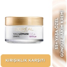 L'Oréal Paris Yaş Uzmanı 55+ Kırışıklık Karşıtı Yenileyici Krem