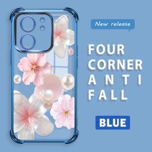 Ucuc Mi 13T/MI 13T Pro Uyumlu Şeffaf Dört Köşe Kaplama Parlak Kenar Silikon Kılıf