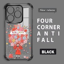 Ucuc Tecno Spark 20/20C Uyumlu Şeffaf Dört Köşe Kaplama Parlak Kenar Silikon Kılıf