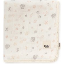 Rain Baby Bebek Battaniyesi Desenli Yumuşak Pamuk Bebek Battaniyesi 110X110 cm