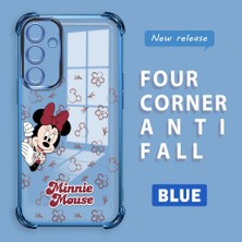 Ucuc Samsung Galaxy A16 Uyumlu Şeffaf Dört Köşe Kaplama Parlak Kenar Silikon Kılıf