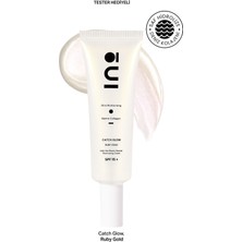 INO Beauty Peony Stick Ruj & Allık 8,77Gr + Ruby Gold Işıltılı Nemlendirici Yüz Kremi + Makyaj Çantası