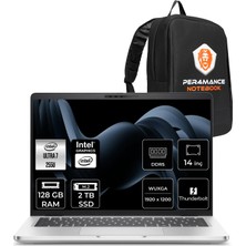 Dell Pro 14 Plus Intel Core Ultra 7 255U 128GB 2tb SSD 14" Fhd+ Fdos Taşınabilir Bilgisayar & Per4 Çanta BTO110PB14250P349