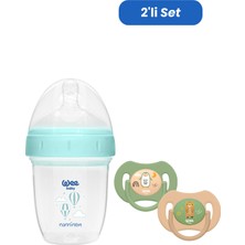 Wee Baby Nanninom Antikolik Geniş Ağızlı Biberon 150 ml ve Duo No: 1 Emzik