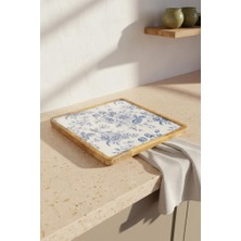 Bambum Gura - Mango Ağacından Kare Tepsi Gül Büyük