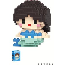 Arvela Deniz Kızı Mermaid Bricks Karakter Figürü – Mini Blok Oyuncak