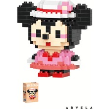 Arvela Minnie Mouse Bricks Karakter Figürü – Mini Blok Oyuncak