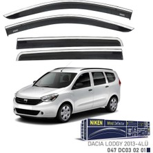 Niken Dacıa Lodgy 2013- Kromlu Cam Rüzgarlığı 4lü