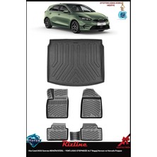 Rizline Kia Ceed 2022 Sonrası Benzin/dizel - Yeni Logo Stepnesiz Alt Bagaj Havuzu ve Havuzlu Paspas