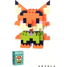 Arvela Nick Zootopia Bricks Karakter Figürü – Mini Blok Oyuncak