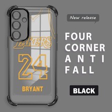 Ucuc Samsung Galaxy A16 Uyumlu Şeffaf Dört Köşe Kaplama Parlak Kenar Silikon Kılıf