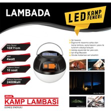 Keskin Sound Kamp Feneri Güneş Enerjili Çakarlı 2 Fonksiyon