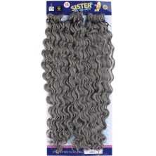 Shoplet Afro Dalgası / Orta Ton Gri Grey 2