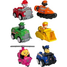 Paw Patrol Pati Devriyesi Chase Rubble Skye Marshall Rocky Zuma Görev Araçları Karakter Seti 6lı