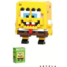 Arvela Süngerbob Bricks Karakter Figürü – Mini Blok Oyuncak