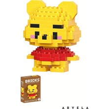 Arvela Winnie The Pooh Bricks Karakter Figürü – Mini Blok Oyuncak