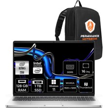 Dell Pro 16 Core Ultra 5 235U Notebook 128GB RAM 1TB SSD 16" FHD+ Win11 Home + Per4 Çanta BTO105PC16250P398