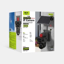 Al-Net 4g, 7.5W 3+3 6mp Full Hd Hareket Algilı Alarmlı Solar Ip Kamera