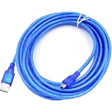 Keepro 5 metre 5 pin kablo 5 metre mini usb kablo mini usb şarj ve data kablosu