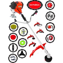 Eisenn German Zentrox-12 F920 Yan Tipi Benzinli Ot Çalı Çim Biçme Tırpanı+ 12 Parça Tam Temizlik Seti