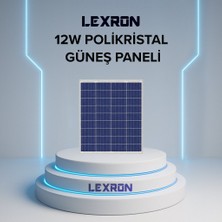 Lexron 12W Polikristal Güneş Paneli – LXR-12P Ce Iec Sertifikalı Solar Panel