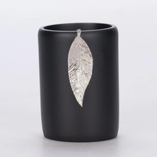 Selim Leaf Diş Fırçalık Siyah Gümüş