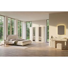 Doressa Hella 5 Kapılı 2 Aynalı  Yatak Odası Takımı