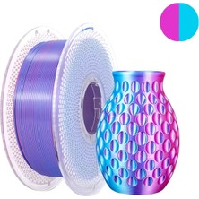 Rhinolab Pla Silk Dual Renk Filament - Rose Sky Blue