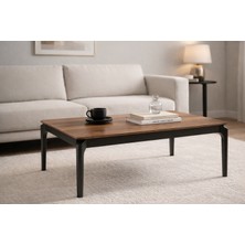 Fami Home | Napoli Orta Sehpa Ahşap Ayaklı Modern Salon Sehpası