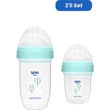 Wee Baby Nanninom Antikolik Geniş Ağızlı Biberon 150 ml ve 250 ml Biberon Seti