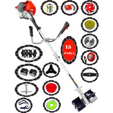 Eisenn German Stahlwerk-15 Pro Yan Tırpan+ Akrobat Çapalama + Toprak Eşeleme 15 Parça Arazi Seti